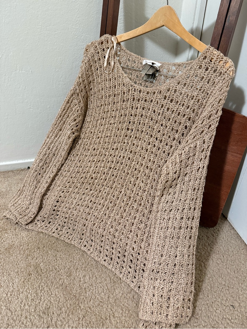 Kenar Open-Knit Scoop Neck Sweater